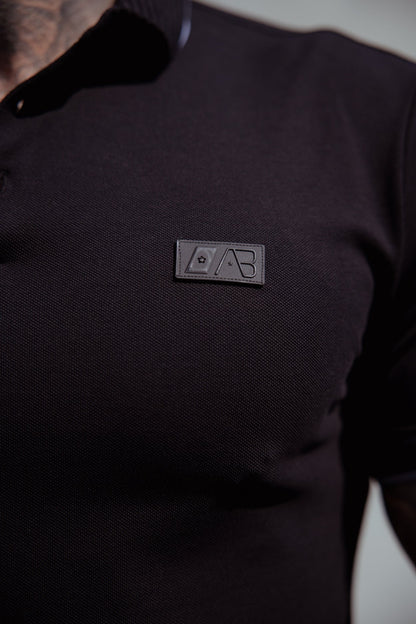 Triple Coloured Polo | Jet Black