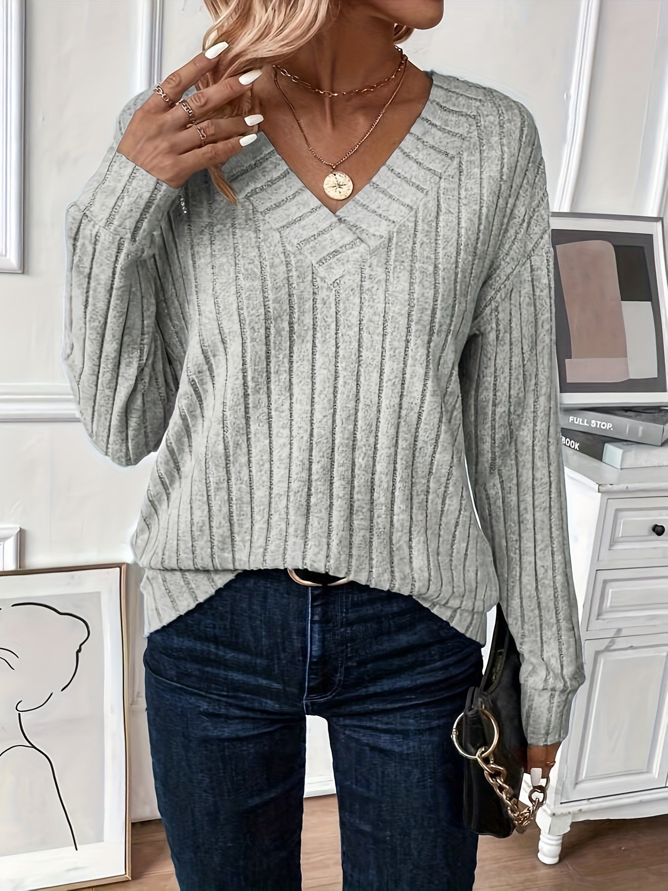 Darcy - Stijlvolle Casual Herfst Lange Mouw Sweater voor Vrouwen