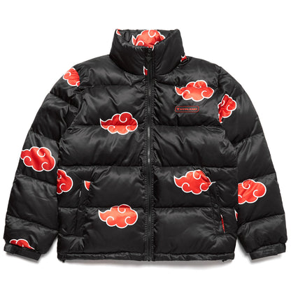 ITACHI™ - SHIPPUDEN AKATSUKI PUFFER JACKET (BLACK)