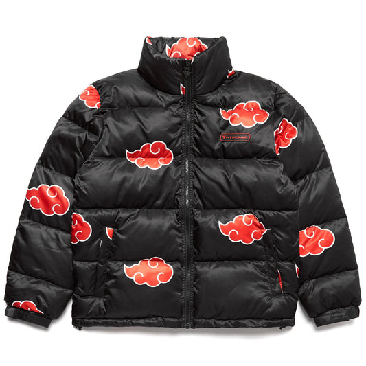 ITACHI™ - SHIPPUDEN AKATSUKI PUFFER JACKET (BLACK)