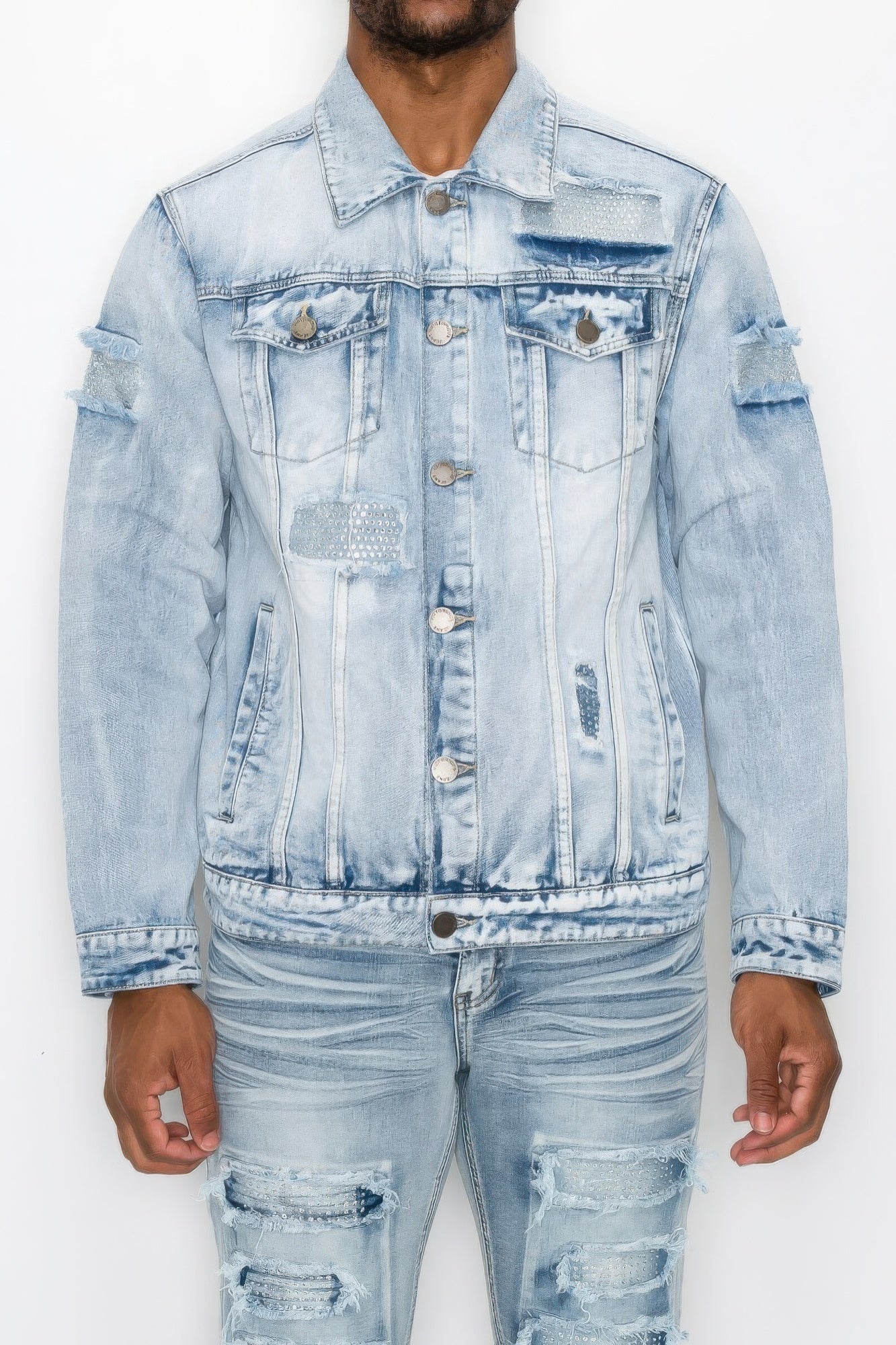 Smooth Diamond Denim Jacket