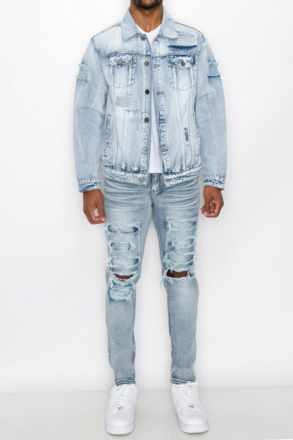 Smooth Diamond Denim Jacket