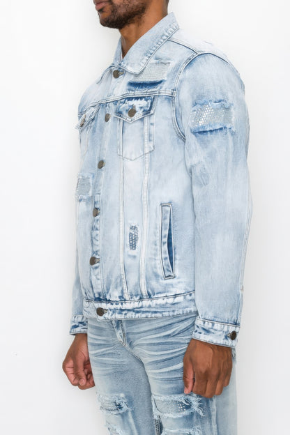 Smooth Diamond Denim Jacket