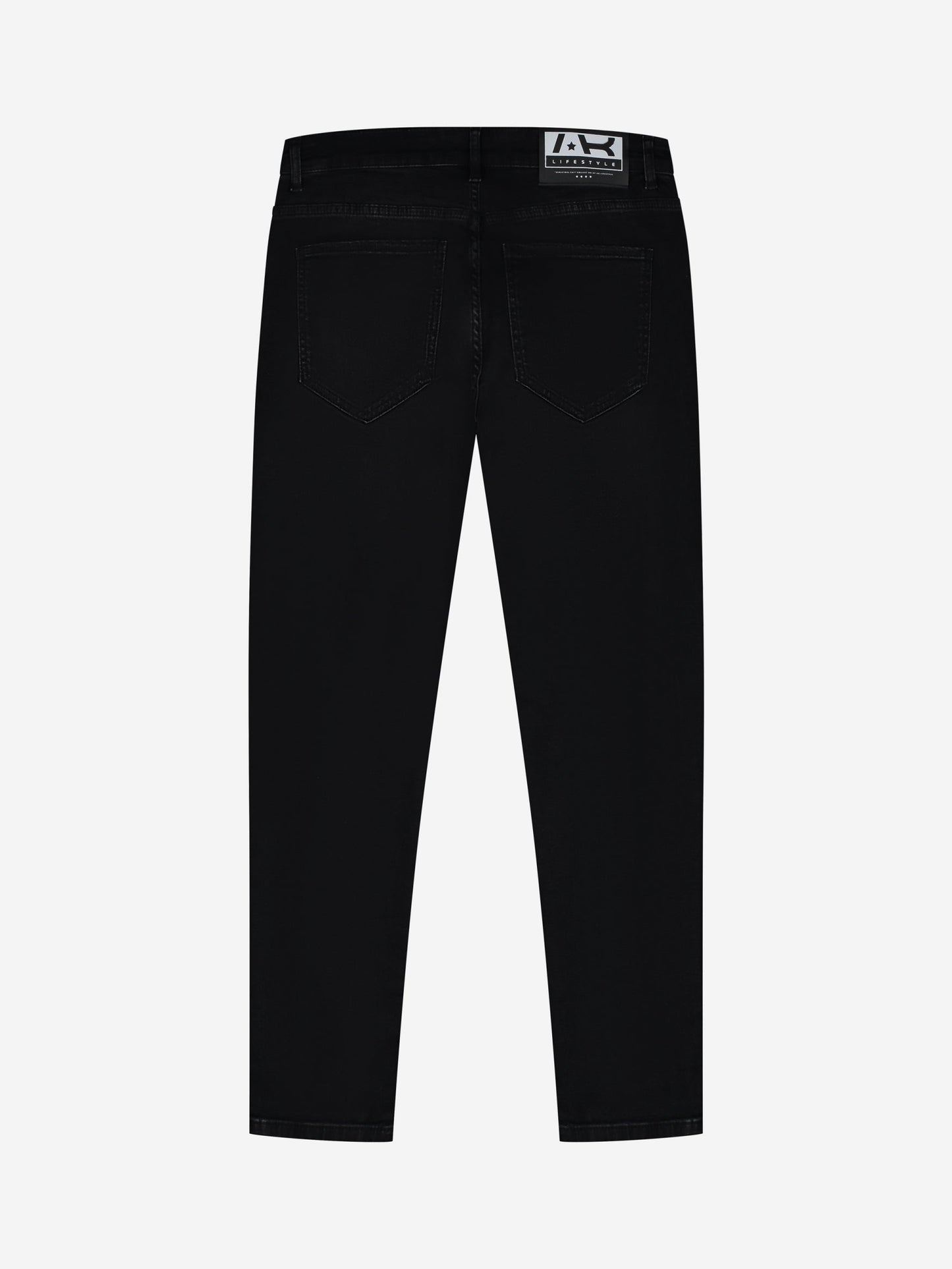 Slim-Fit Denim Jeans Paint | Jet Black