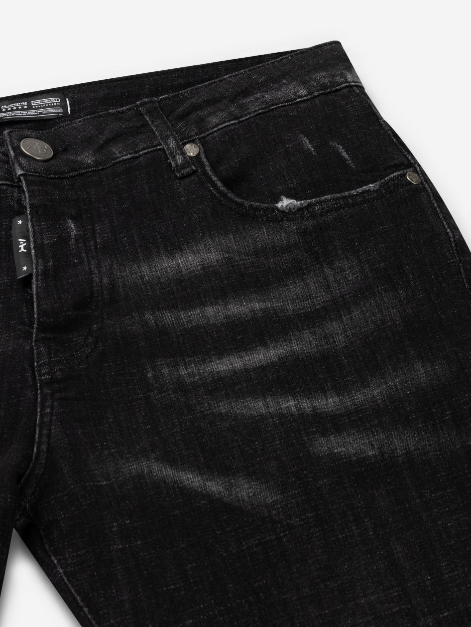 Slim Denim Jeans | Black - Washed