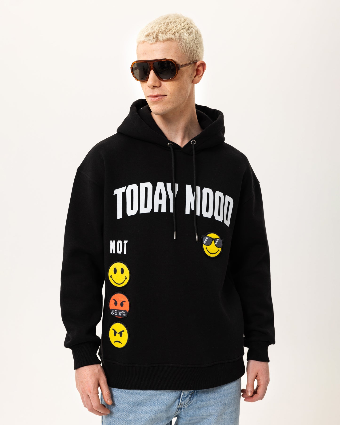 HOODIE - VANDAAG STEMMING - WIT