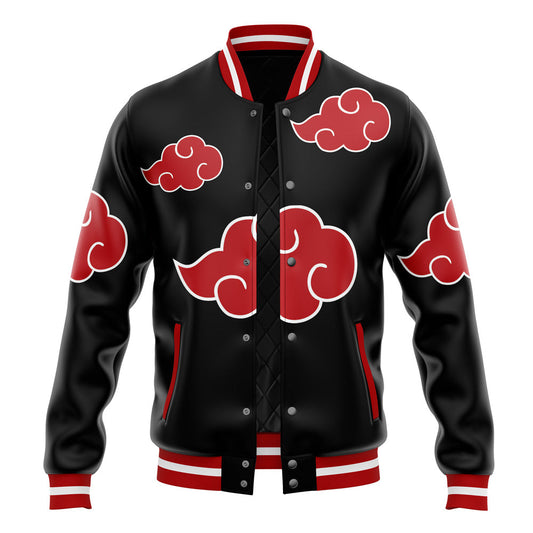 Akatsuki Shinobi Clouds™ | Cosplay Pattern Baseball Jacket